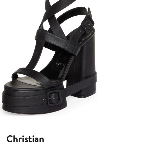 Christian Louboutin sandals. Worn three times. - Picture 4 of 5